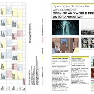 Ontwerp programmatijdschrift Holland Animation Film Festival